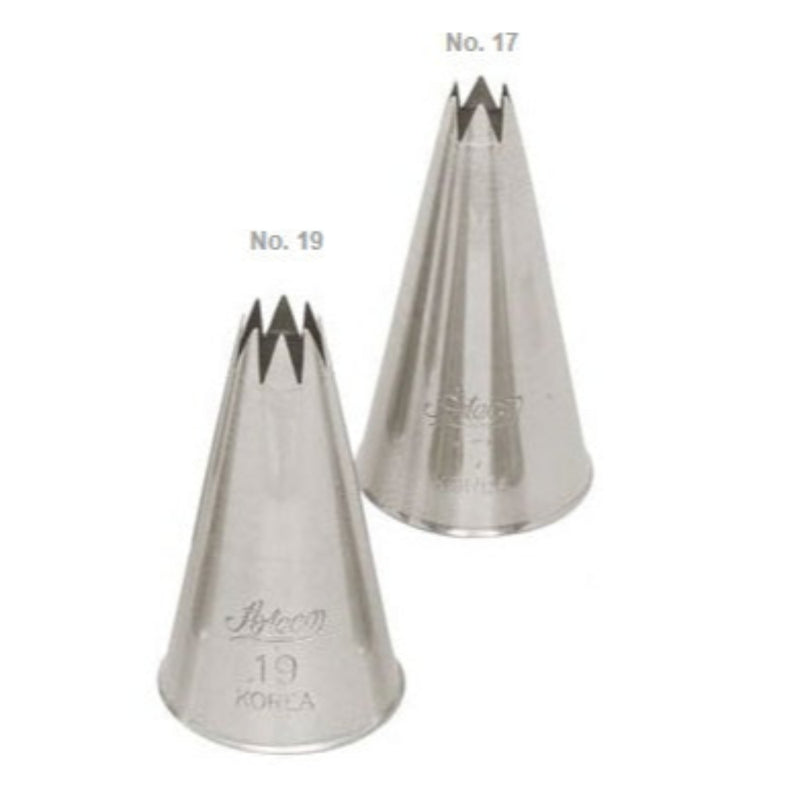 Ateco 0.02" Open Star Piping Tip, Stainless Steel