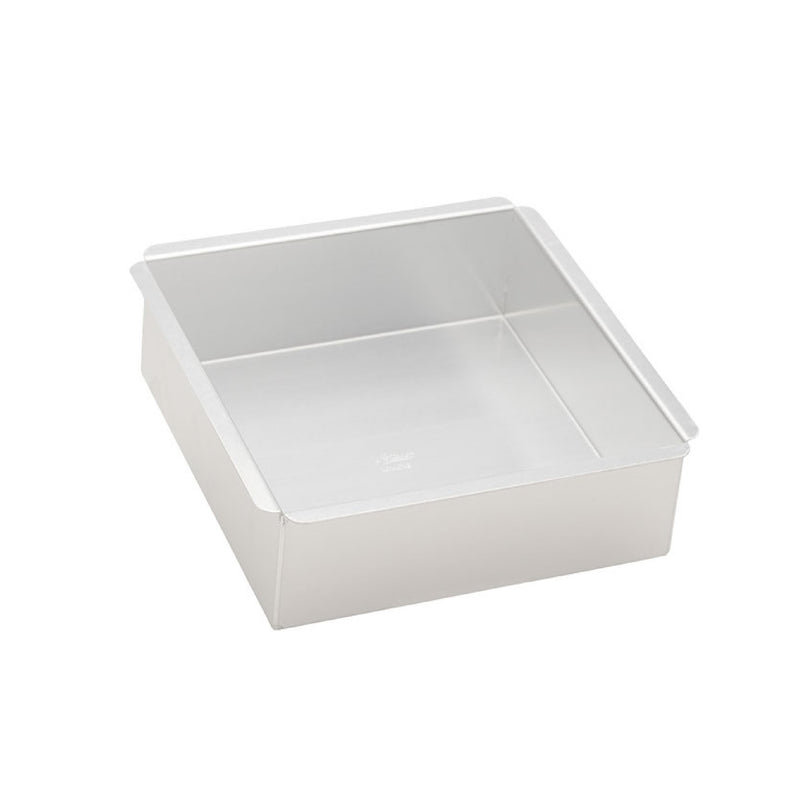 Ateco 10" Square Aluminum Cake Pan, 3" Deep