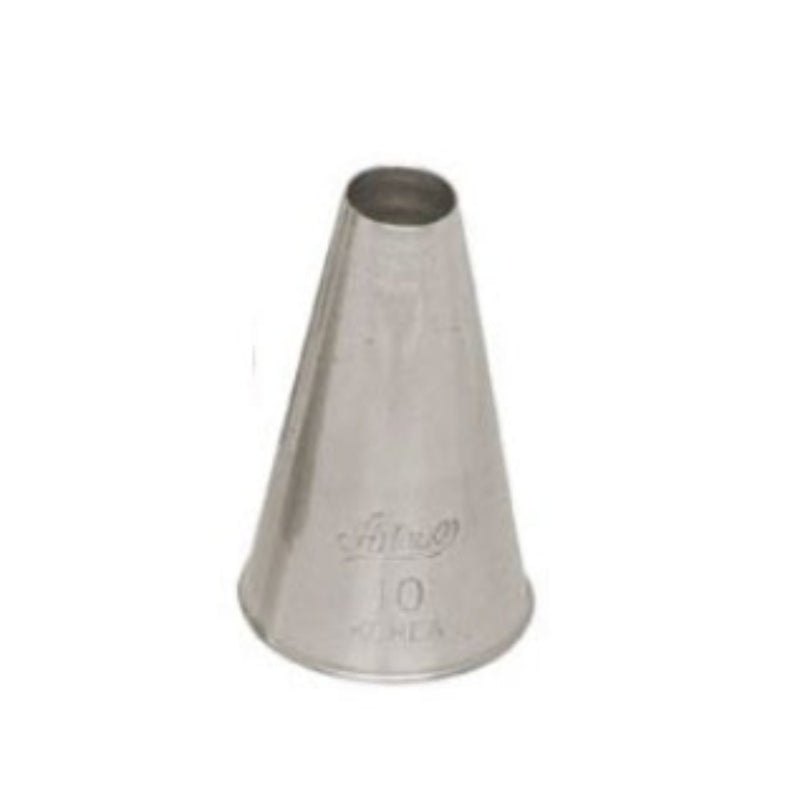 Ateco 0.25" Plain Round Pastry, Stainless Steel
