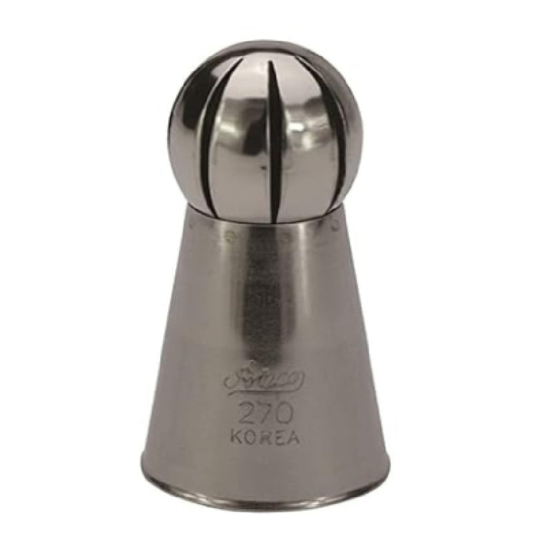 Ateco 0.9" Russian Ball Tip, Stainless Steel