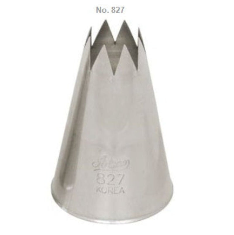 Ateco 9/16 Star Piping Tip, Stainless Steel