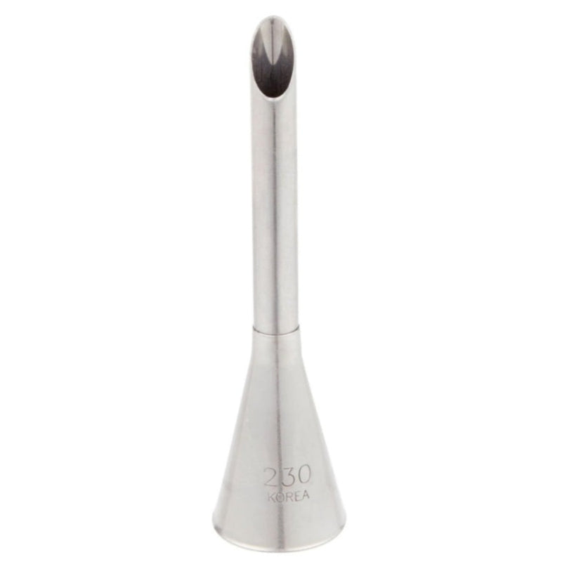 Ateco Small Bismark Piping Tip, Stainless Steel