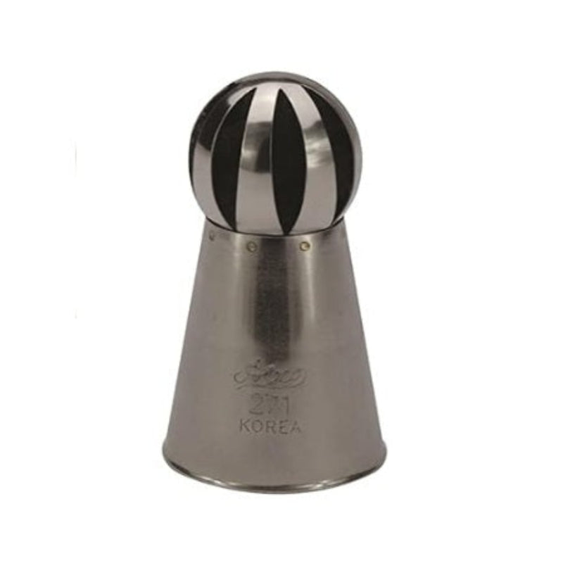Ateco Russian Ball Piping Tip, Stainless Steel