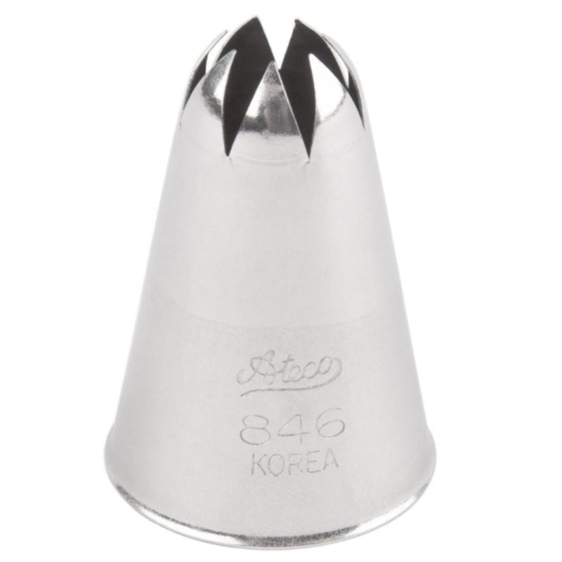 Ateco 1/2" Closed Star Tip, Stainless Steel