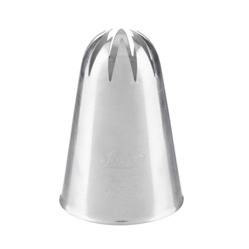 Ateco Closed Star Piping Tip, Stainless steel