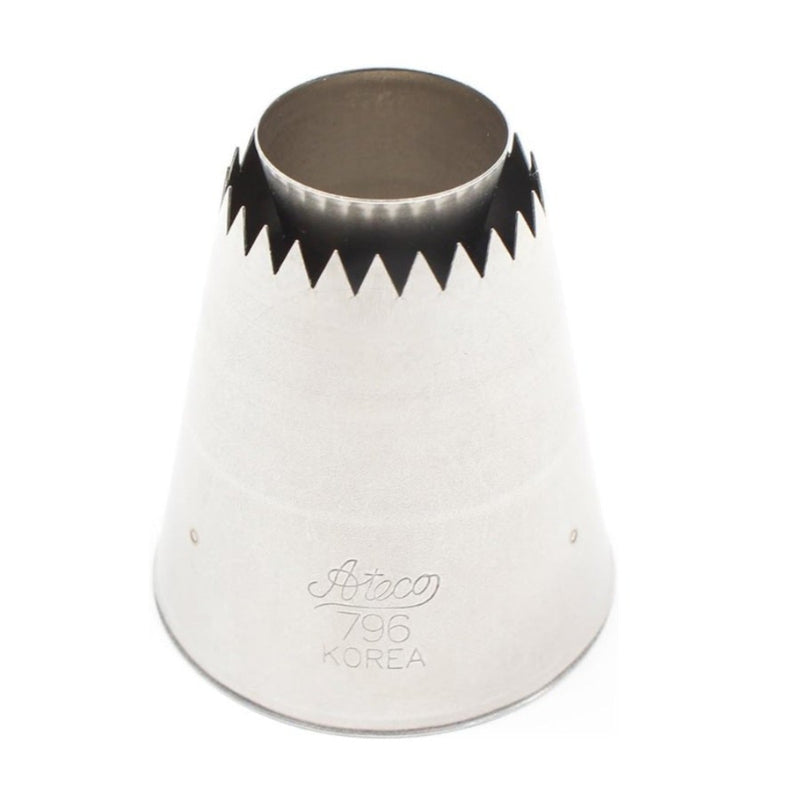 Ateco Protruding Cone Piping Tip, Stainless Steel