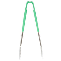 Vollrath 12" Utility Tongs, Green Handle