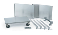 Vollrath Three Tier Knock Down Utility Cart, Stainless Steel - 27.5" x 15.5" x 33"
