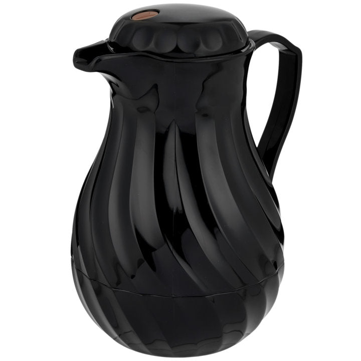 Vollrath SwirlServe 64 Oz Insulated Hot & Cold Beverage Server, Black*