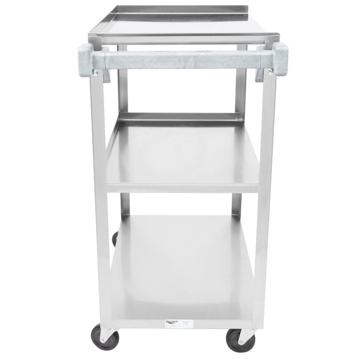 Vollrath Three Tier Utility Cart, Stainless Steel - 27.5" x 15.5" x 33"