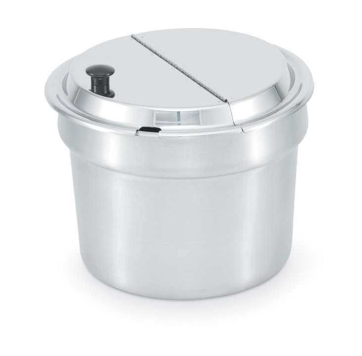 Vollrath 11.5" Hinged Insert Cover with Handle, Stainless Steel