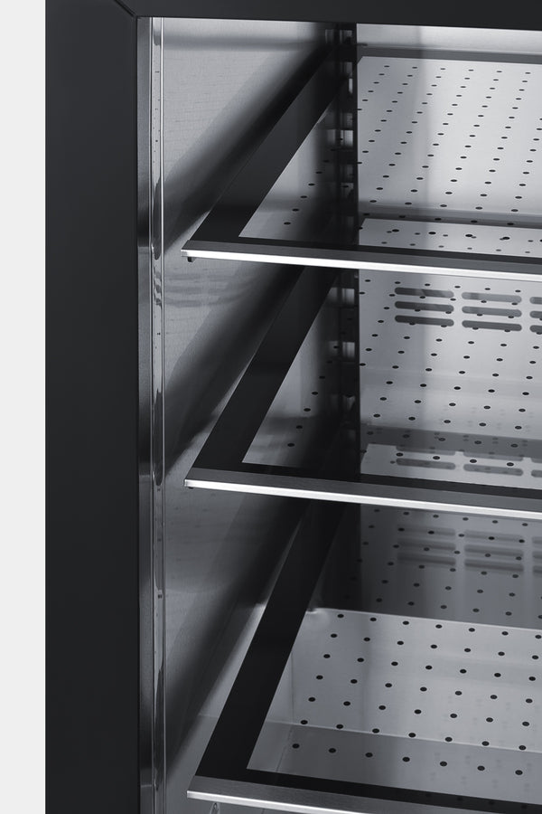 Summit Undercounter Beverage Cooler, Glass Door, S/S Interior
