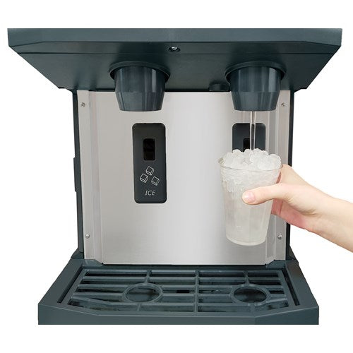 Scotsman Meridian 260 lb Wall Mounted Nugget Ice & Water Dispenser with 12 lb Storage, Air Cooled