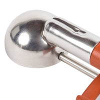 Vollrath 0.67 Oz Squeeze Handle Disher #50, Terracotta Handle