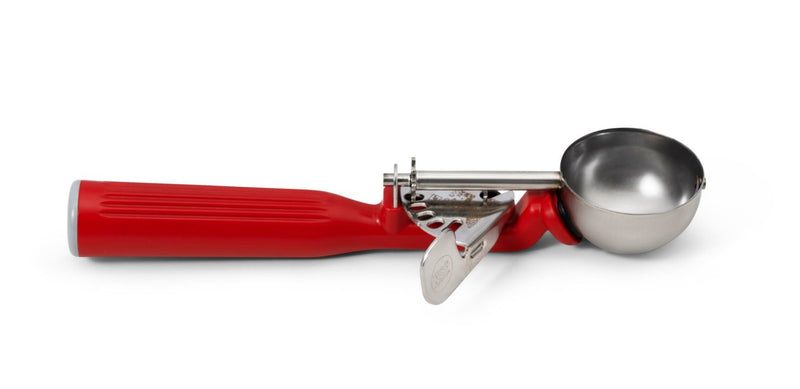 Vollrath 1.33 Oz Disher #24, Red Handle