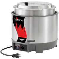 Vollrath Cayenne 11 Qt Soup Warmer with Inset & Hinge Cover - 72009