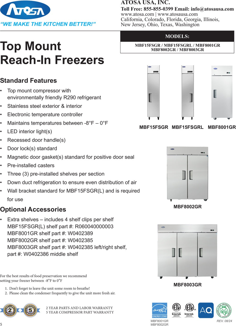 Spec Sheet
