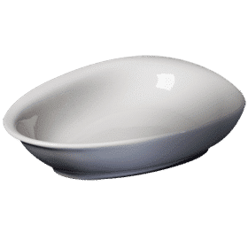 Cameo Pearl 20 Oz Plate Triangular, 24 /Case
