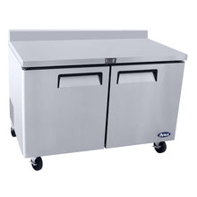 Atosa 60" Worktop Refrigerator with 2 Solid Doors