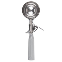 Vollrath 4 Oz Disher #8, Gray Handle