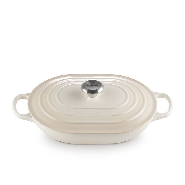 Le Creuset 3.4L Oblong Casserole, Meringue