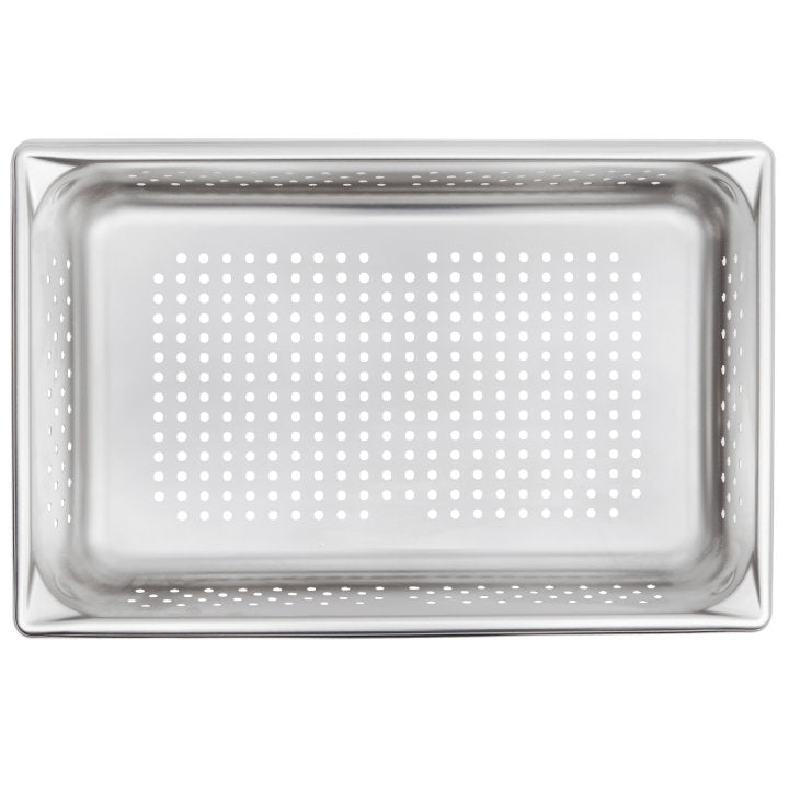 Vollrath Full Size Perforated Steam Table Pan 4" Deep, Stainless Steel