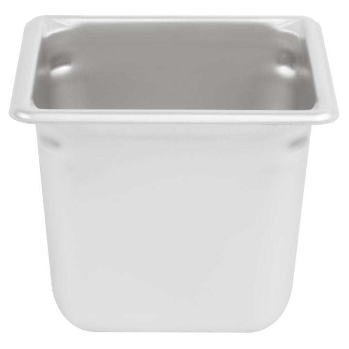Vollrath Super Pan V 1/6 Size Steam Table Pan, 6" Deep, Stainless Steel