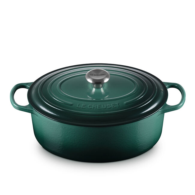 Le Creuset 6.3 Litre Oval Dutch Oven, Artichaut
