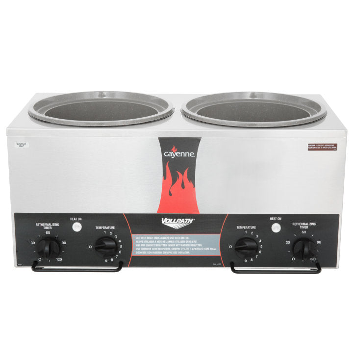 Vollrath Cayenne Twin 7 Qt Soup Warmer - 72028