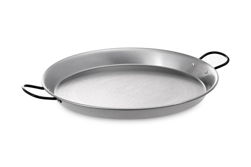 Port Style 13" Paella Pan Polished Steel