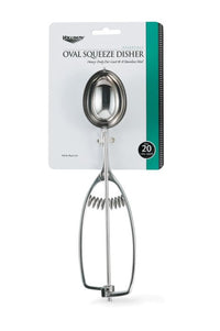 Vollrath 1.63 Oz Oval Squeeze Disher #20, Stainless Steel
