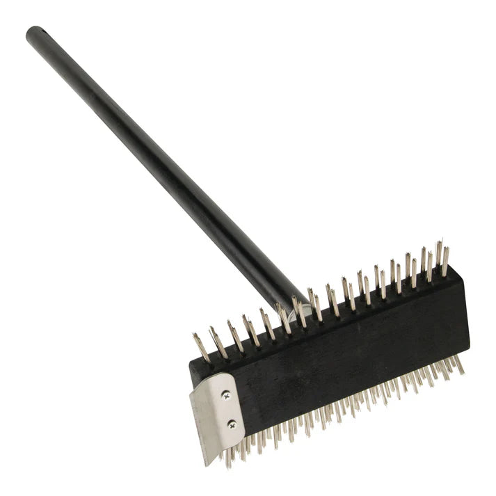 Winco 8.5" x 30" Wire Pizza Oven & Broiler Brush