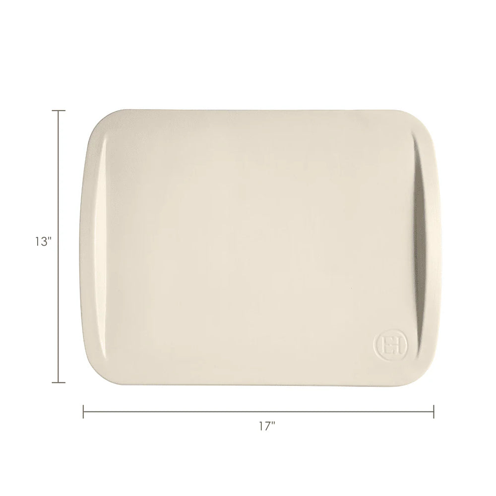Emile Henry Maestro Pizza Stone, Cream