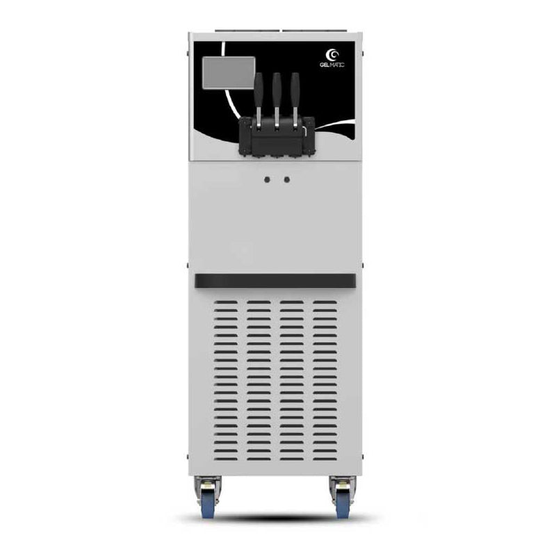 GEL MATIC Twin Twist Soft Serve Machine Double Flavour, Countertop 79 lb Per Hour