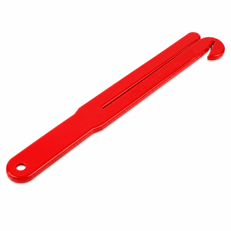 Pouchmate Plastic Food Pouch Cutter, Red
