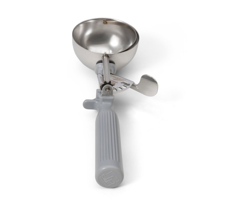 Vollrath 4 Oz Disher #8, Gray Handle