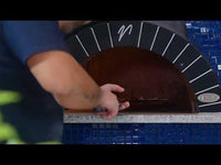 Gi Metal 14" Round Perforated Pizza Peel, 59" Handle Length