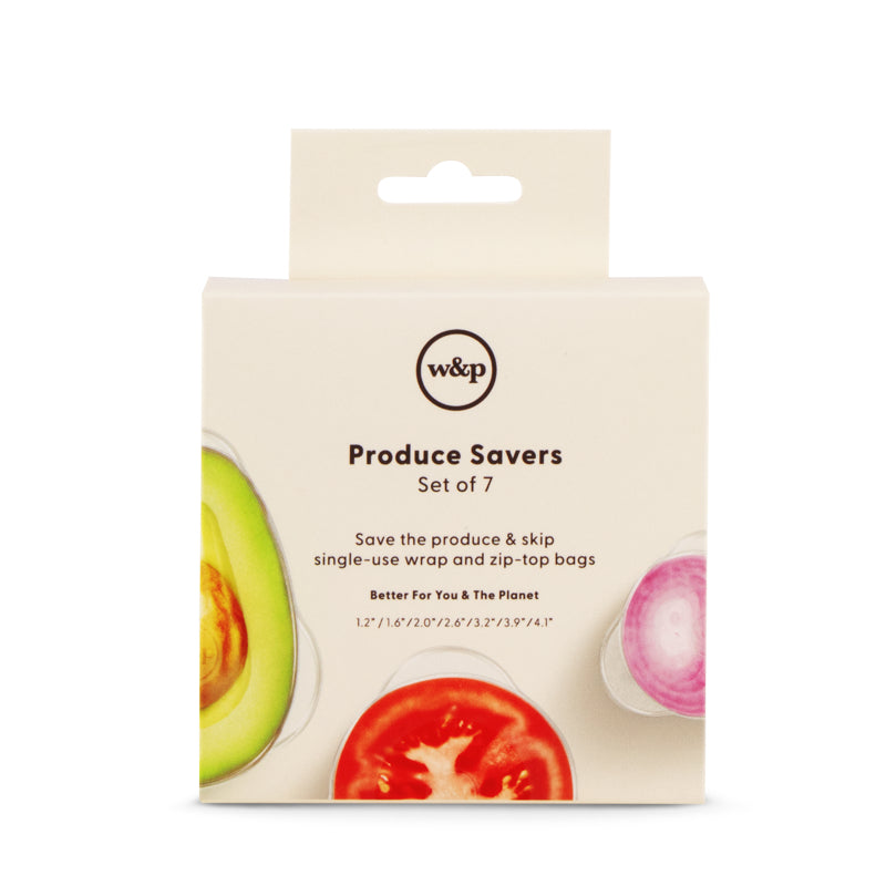 Danesco Silicone Produce Savers - Set of 7