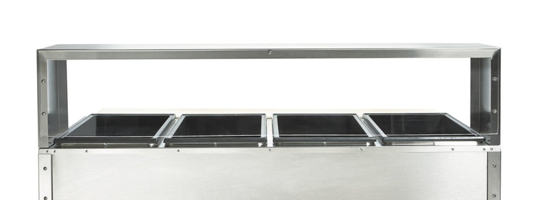 Vollrath Single Deck Cafeteria Sneeze Guard 61" x 10" x 13"