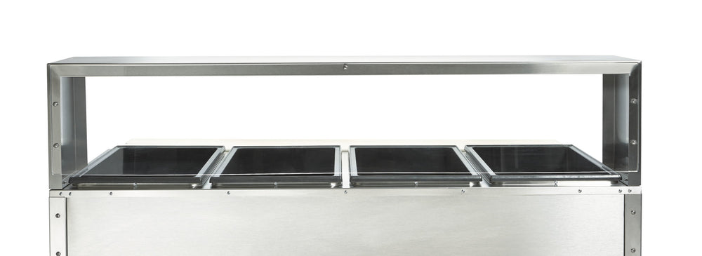 Vollrath Single Deck Cafeteria Sneeze Guard 61" x 10" x 13"