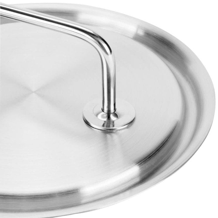 Vollrath Intrigue 7.9" Cookware Cover with Loop Handle, Stainless Steel
