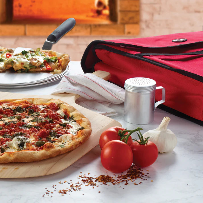 Winco 24" x 24" x 5" Insulated Pizza Delivery Bag, Red