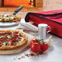Winco 24" x 24" x 5" Insulated Pizza Delivery Bag, Red