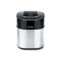Ricardo 1.5 L Digital Ice Cream Maker, Black/Stainless Steel