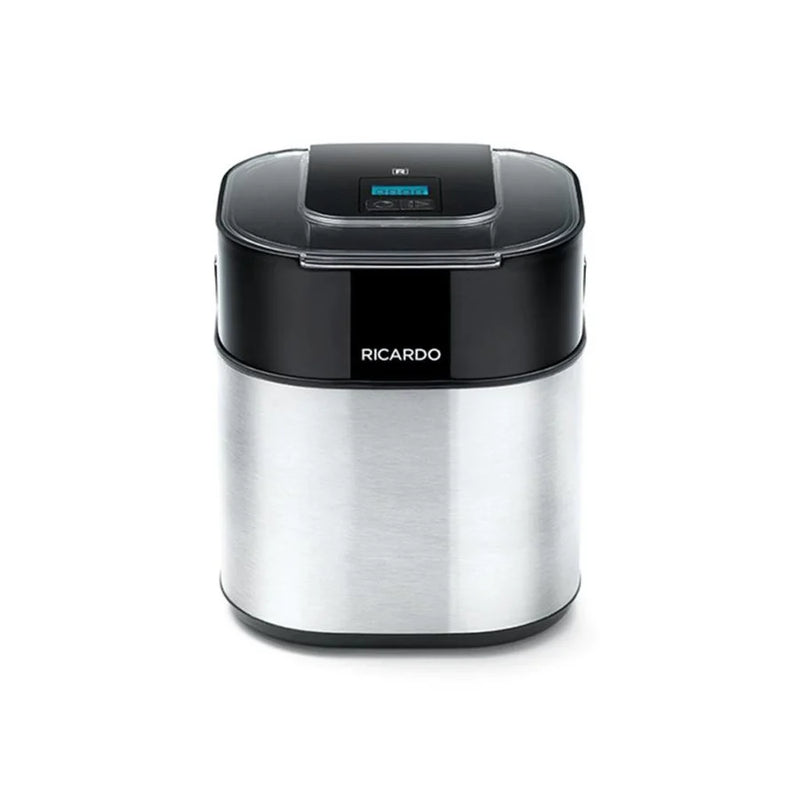 Ricardo 1.5 L Digital Ice Cream Maker, Black/Stainless Steel