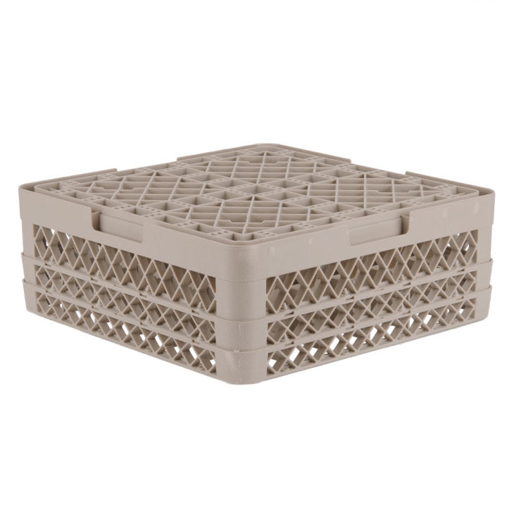 Vollrath Glass Rack with 36 Compartments & 4 Extenders - Beige