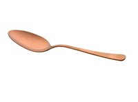 Mercer Culinary 1.3 Oz Solid Bowl Plating Spoon, 9" Length, Rose Gold