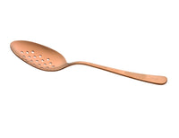 Mercer Culinary 9" Perforated Bowl Plating Spoon, Rose Gold