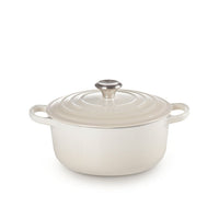 Le Creuset Round Dutch Oven 3.3L with Stainless Steel Knob, Meringue