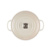 Le Creuset Round Dutch Oven 3.3L with Stainless Steel Knob, Meringue